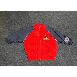Vintage St. Louis Cardinals Kids' Windbreaker Jacket Size 6/9 Months